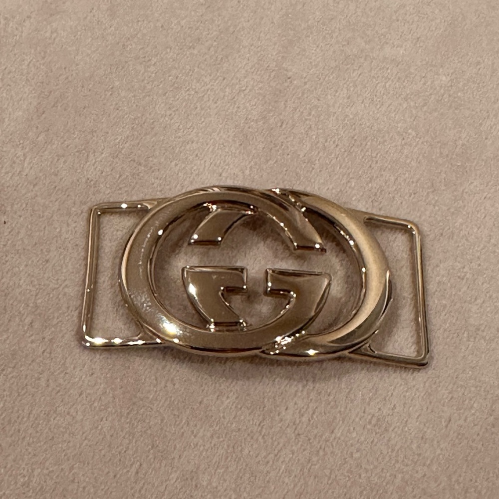 Gucci Reversible Neck Bow Bandeau with Removable GG RING. NEW WITH TAGS. - Picture 8 of 8